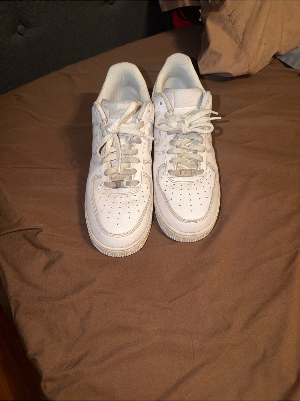 Nike AF1 White Low-Top Sneakers